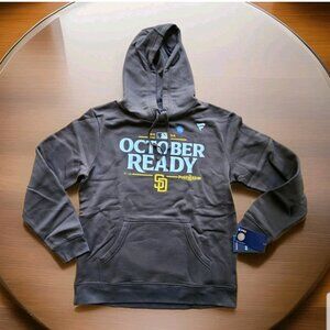 NEW San Diego Padres Fanatics Size L 2024 MLB Postseason Locker Room Hoodie